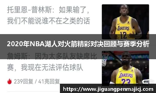 2020年NBA湖人对火箭精彩对决回顾与赛季分析
